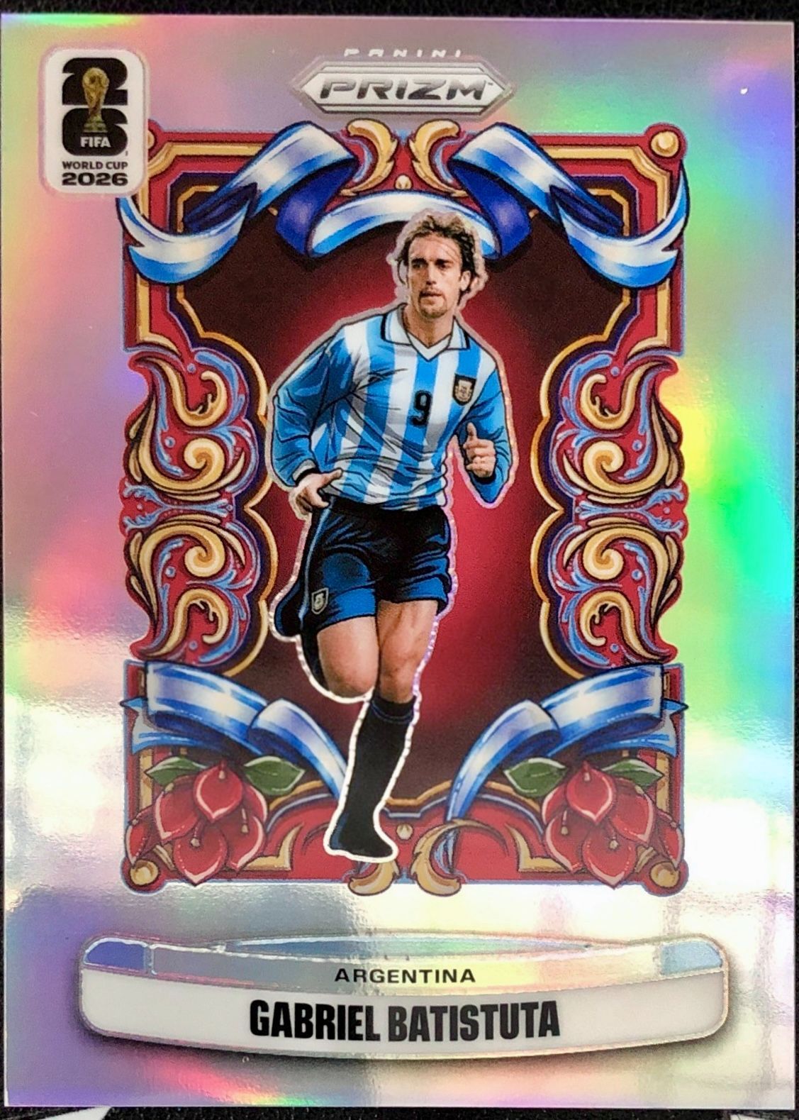 【8/25まで出品】【激レア】Gabriel Batistuta ガブリエル・バティストゥータ Panini Prizm FIFA World Cup National Landmarks 2026 Silver Argentina #28 19,250円