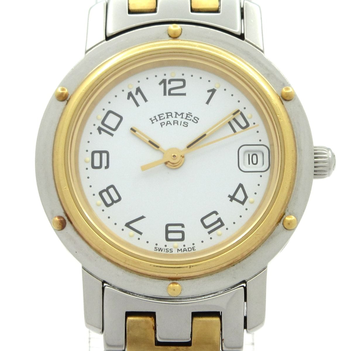 HERMES(エルメス) 腕時計 クリッパー CL4.220 レディース 白