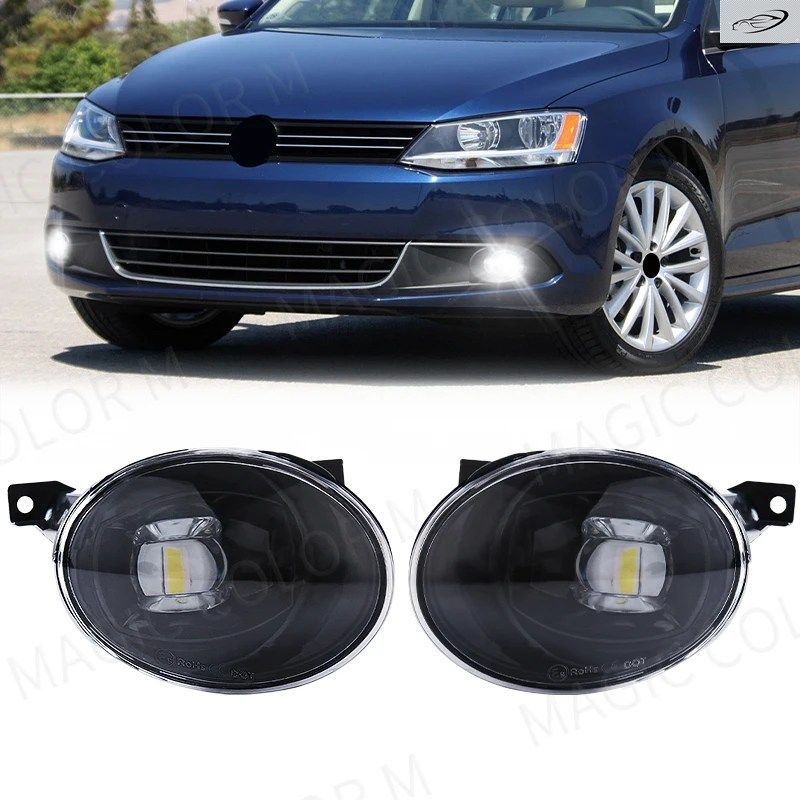 LEDフォグランプ VW フォルクスワーゲン ゴルフ ハッチバック ワゴン 2010 - 14 フォグランプ ヘッドライト フロントバンパー 車