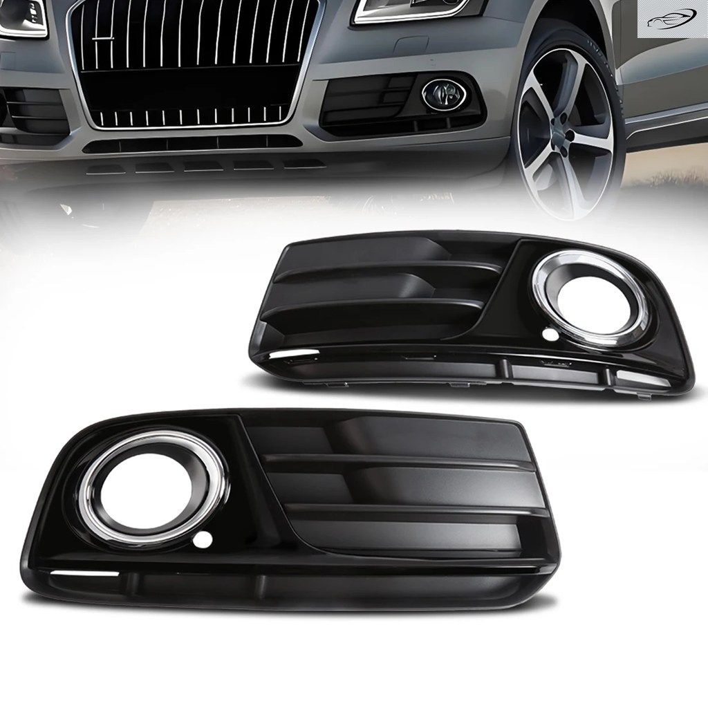 アウディ Q5 2013 - 17 フロントバンパーグリル フロントバンパーフォグランプカバー 8R0807681 8R0807682