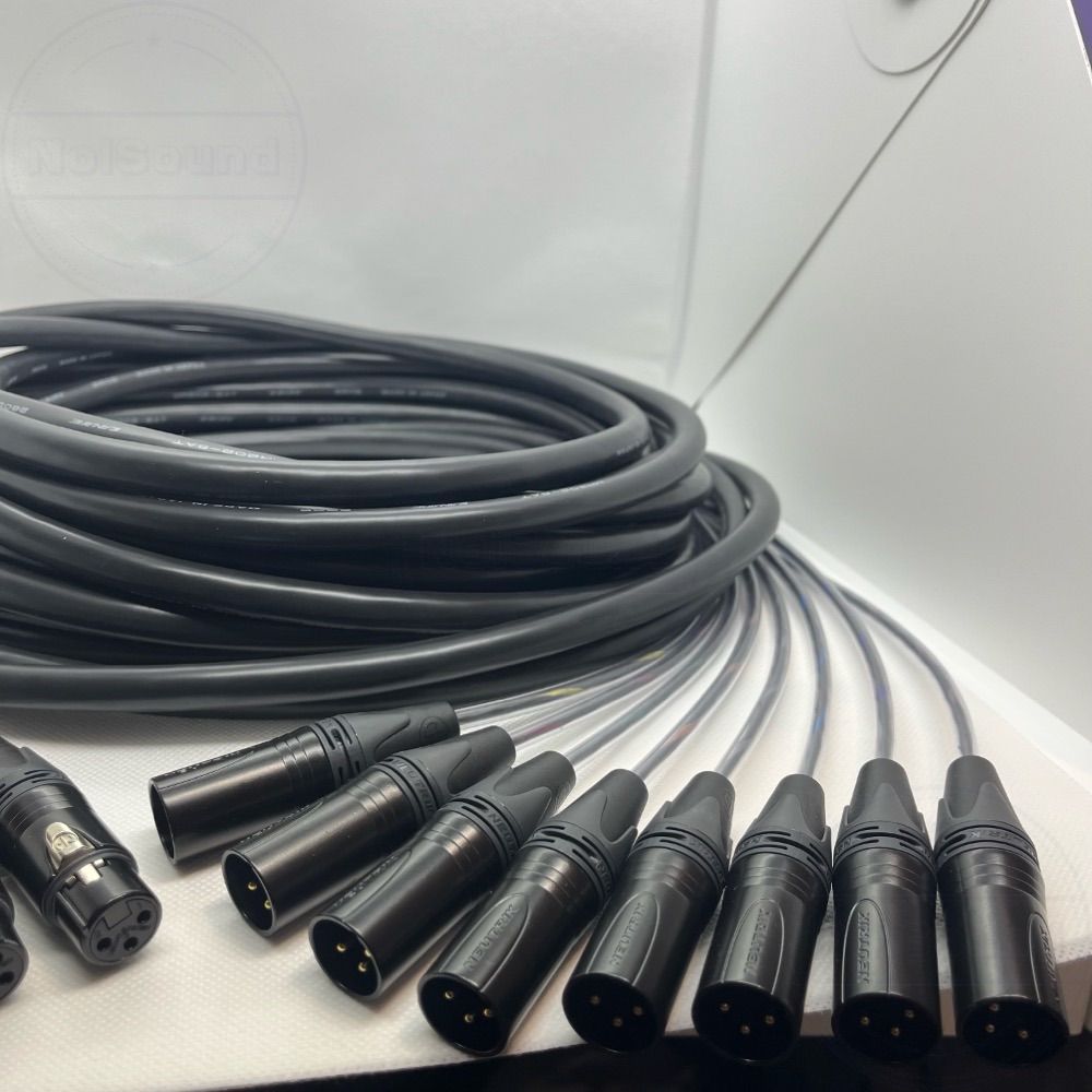 8chマルチ対応XLRケーブル 15m CANARE MR202-8AT NEUTRIK NC3MXX-B/NC3FXX-B バランスケーブル 8chマルチ対応XLRケーブル 15m CANARE MR202-8AT NEUTRIK NC3MXX-B/NC3FXX-B バランスケーブル
