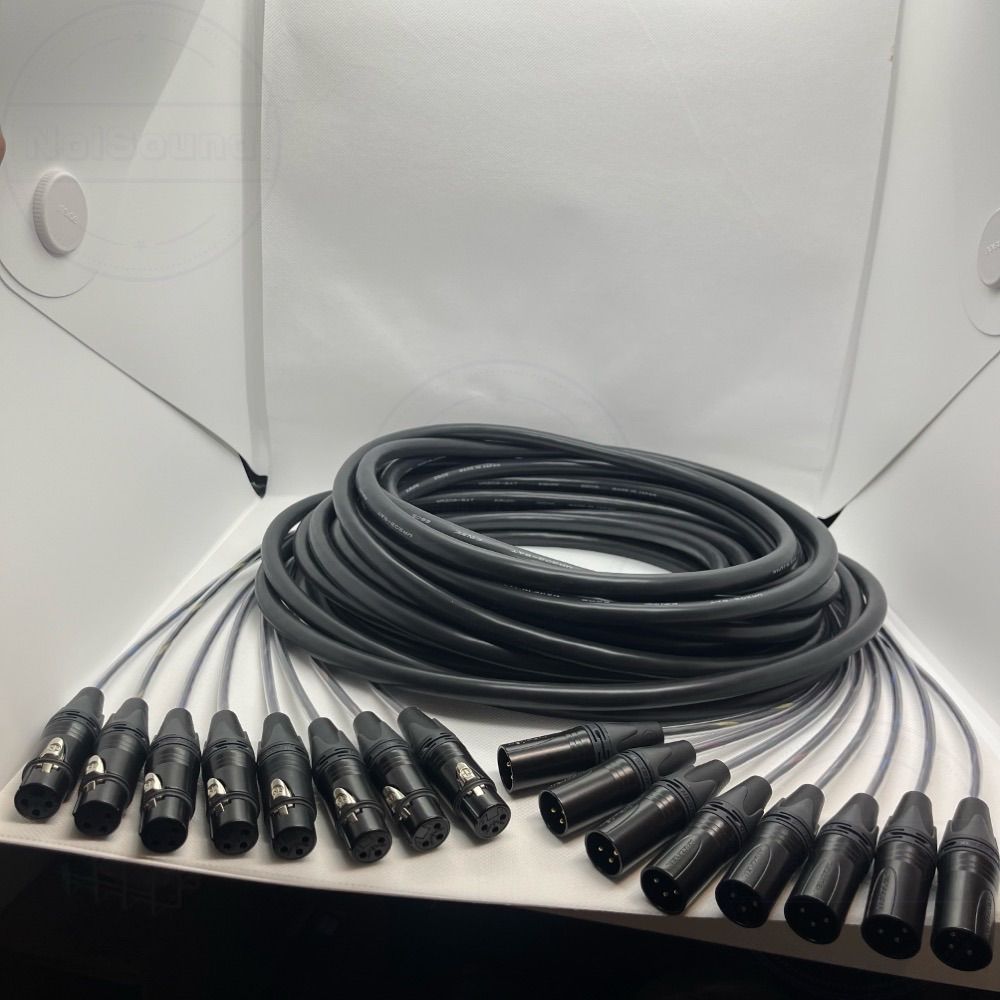 8chマルチ対応XLRケーブル 15m CANARE MR202-8AT NEUTRIK NC3MXX-B/NC3FXX-B バランスケーブル 8chマルチ対応XLRケーブル 15m CANARE MR202-8AT NEUTRIK NC3MXX-B/NC3FXX-B バランスケーブル