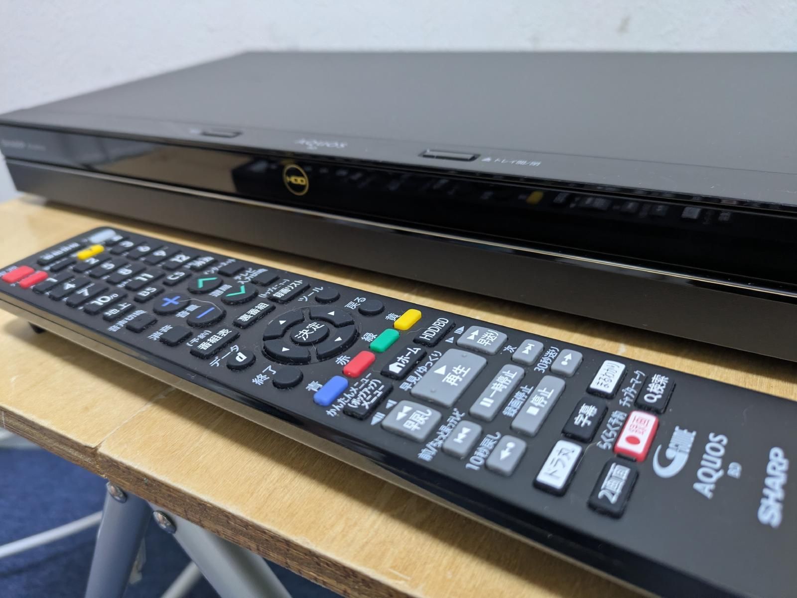 SHARP シャープ 2番組同時1TBHDD内蔵ブルーレイレコーダー BD-NW1100 動作品ブルーレイレコーダー