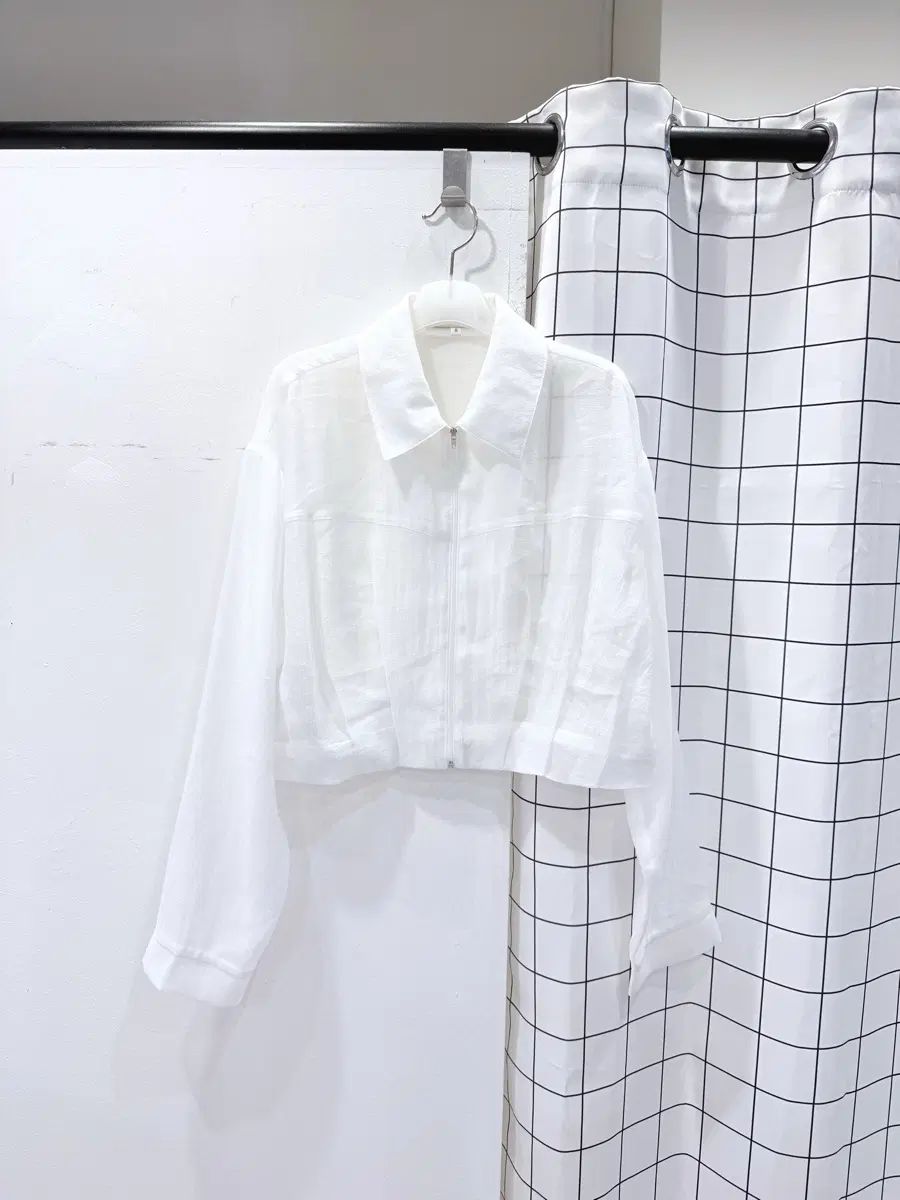 リーディングシースルーシアー ジップアップ ジャケット