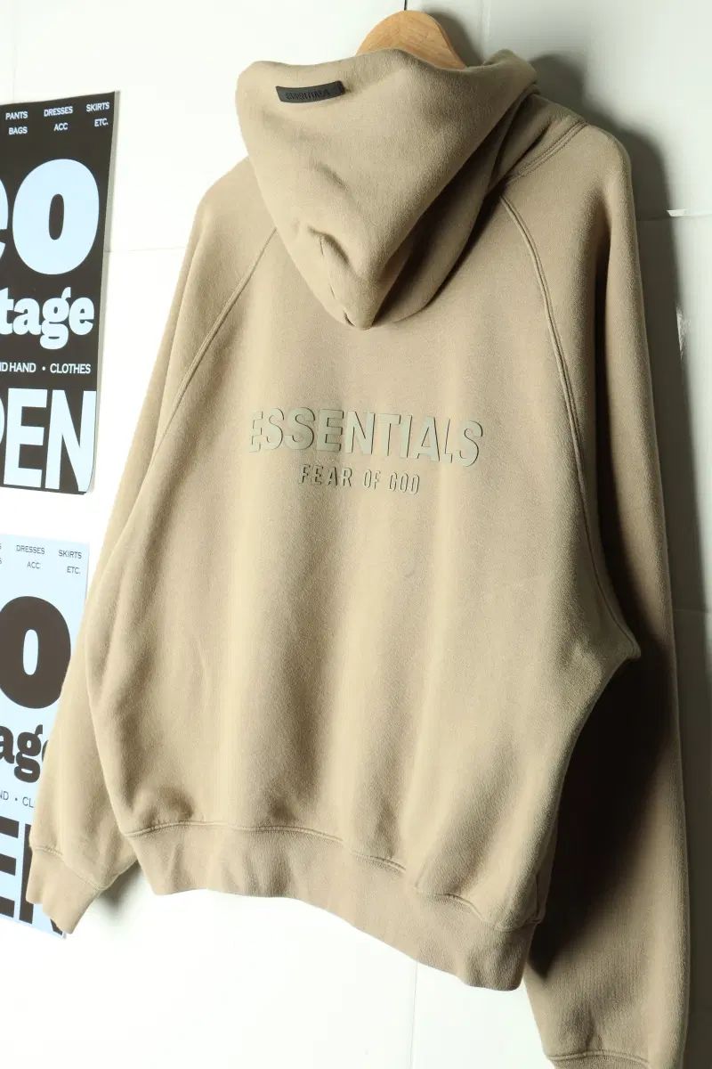 (S-2XL) FEAR OF GOD フィアオブゴッド フード付きTシャツ サンド 起毛 ストリート オールドスクール-H37300