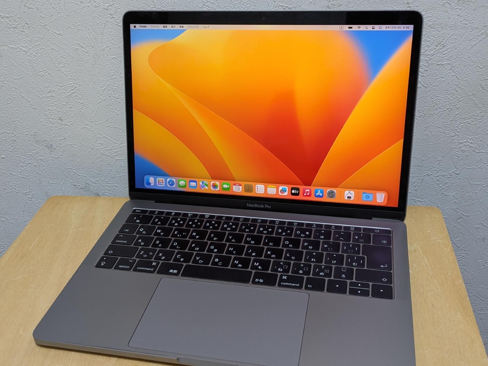 Apple MacBook Pro 13-inch 2017 Two Thunderbolt 3ports RAM16G SSD512G MacOS13 放電43回 23,360円