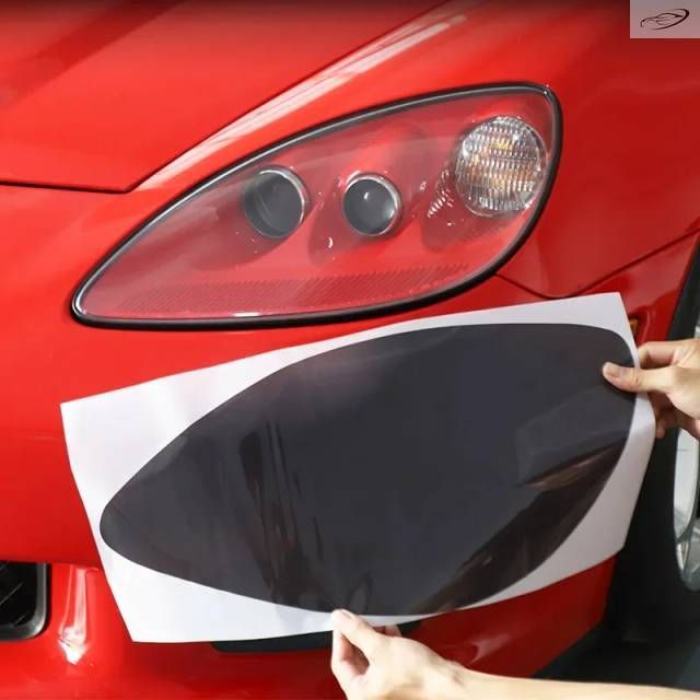 シボレー コルベット C6 2005-2013用 ブラック オートカー ヘッドライト テールライト ティントフィルム ステッカー 車体装飾フィルム 8,261円