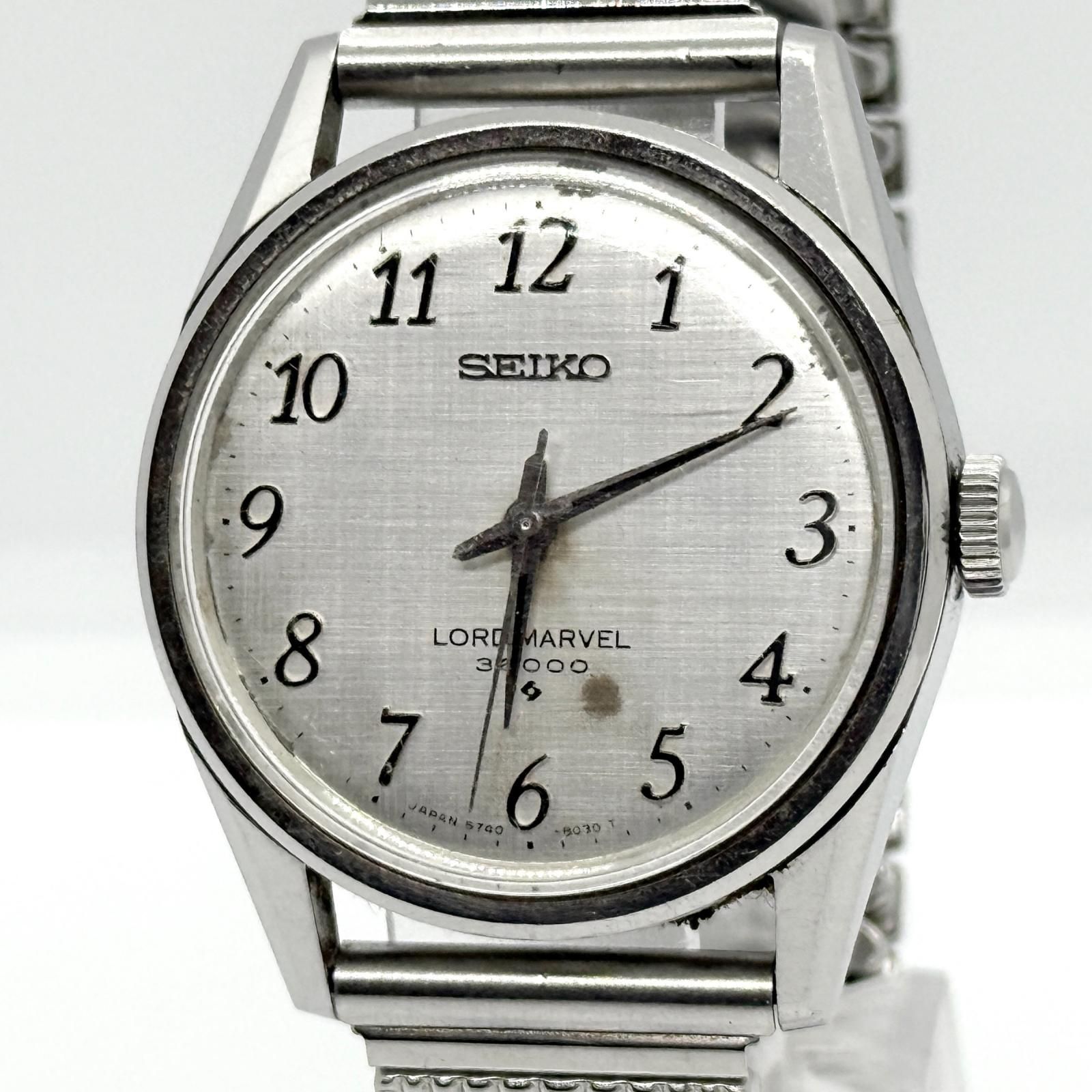 SEIKO セイコー LORD MARVEL ロードマーベル 36000 5740-8000 シルバー 