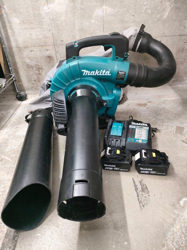 ◎マキタ(Makita) 充電式ブロワ(バキュームキット付) MUB363DG2V バッテリ2個、充電器付 動作確認済み