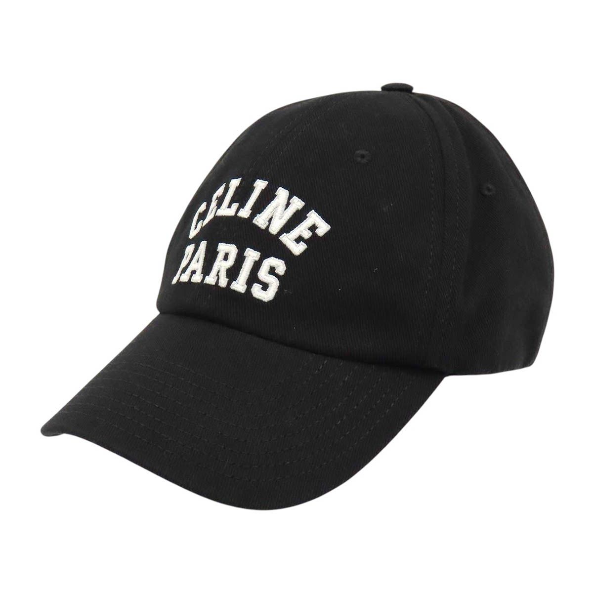 セリーヌ リシュリュー キャップ AA0MI2U74 ユニセックス ブラック CELINE【中古】 【アパレル・小物】