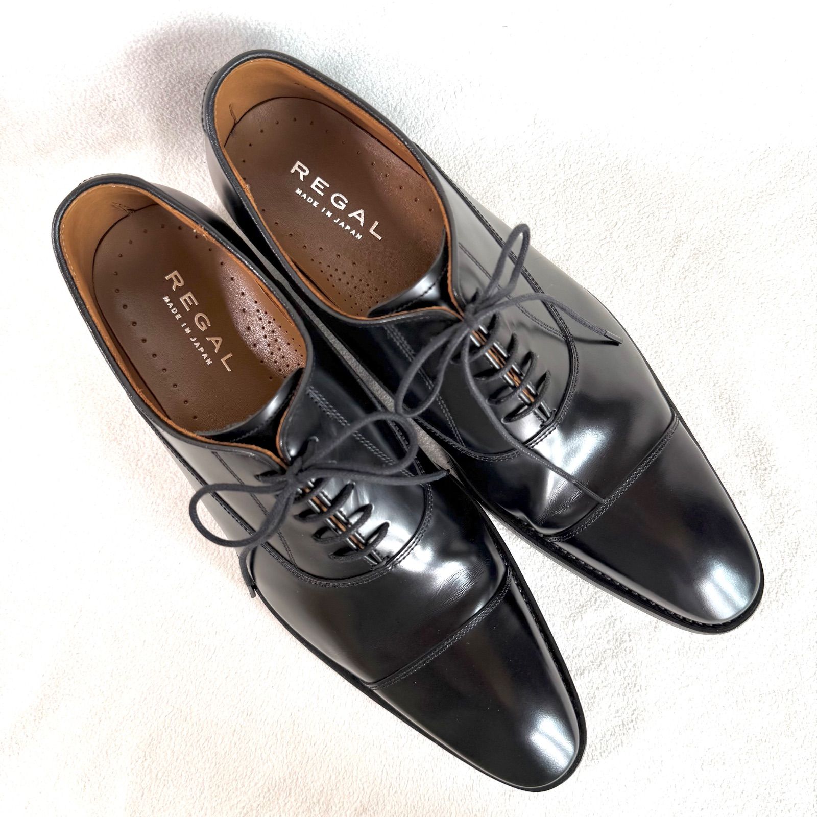 極美品・26.0】リーガル 315R ストレートチップ キャップトゥ レザー 