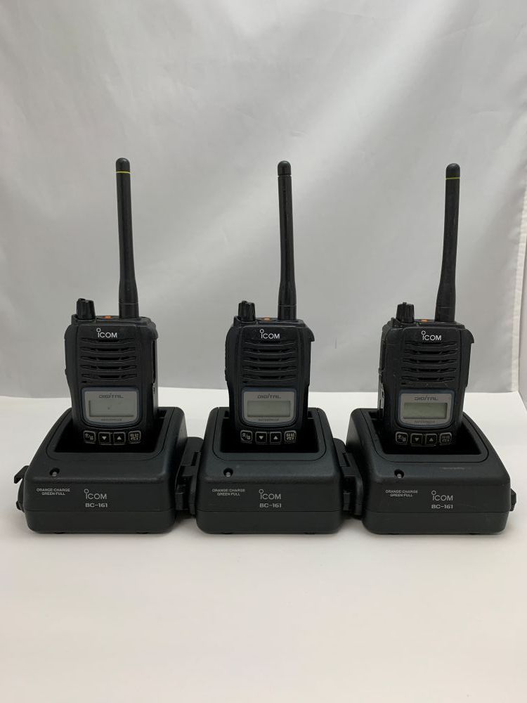 ■中古■送料無料■３台セット■アイコム D60 デジタル簡易無線機５W[登録局]