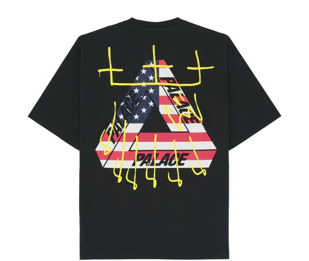 PALACE パレス キング トライ 半袖 Tシャツ ブラック S L