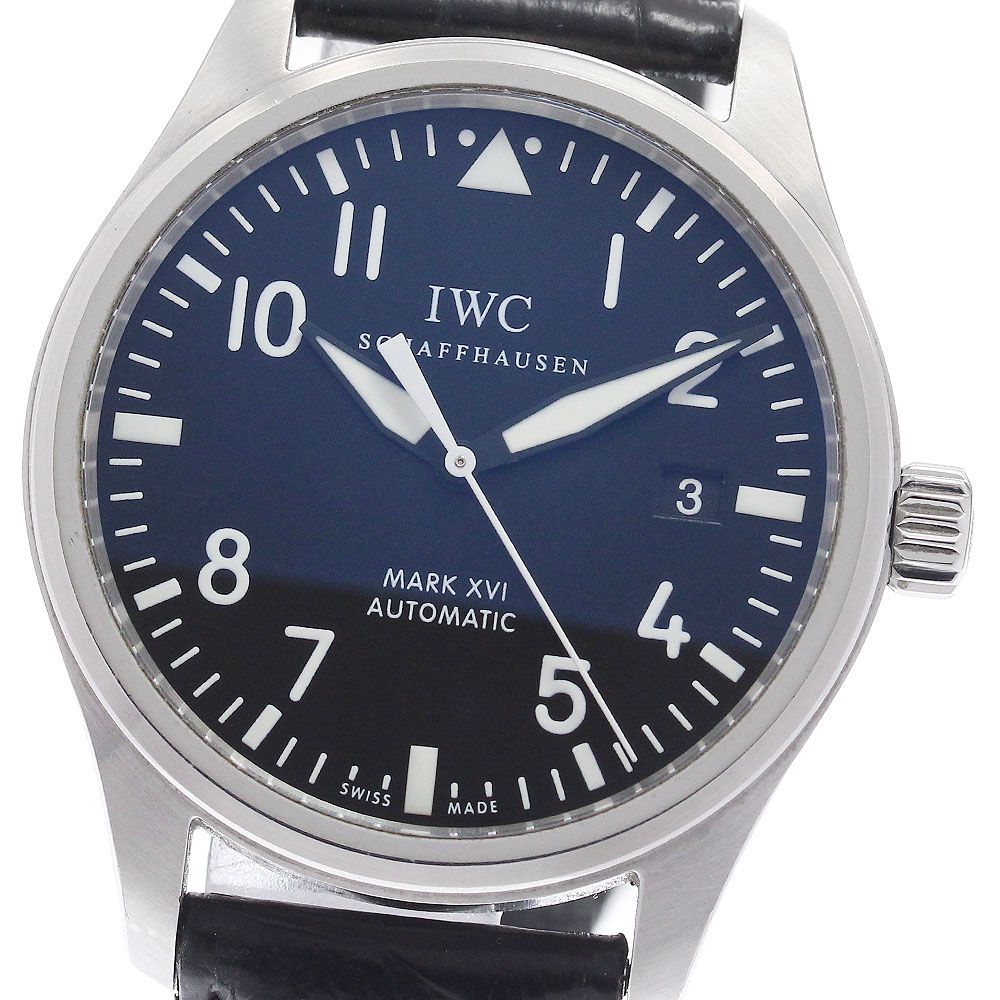 IWC IWC SCHAFFHAUSEN IW325501 パイロットウォッチ マークXVI デイト 自動巻き メンズ 保証書付き_976236