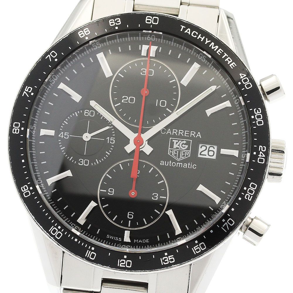 タグホイヤー TAG HEUER CV2014 カレラ タキメーターレーシング クロノグラフ 自動巻き メンズ _967754