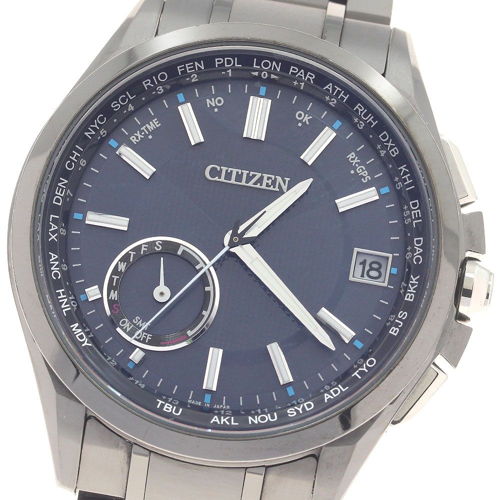 シチズン CITIZEN CC3015-57L/F150-T021590 アテッサ LIGHT in BLACK エコドライブ ソーラー電波 メンズ _966160