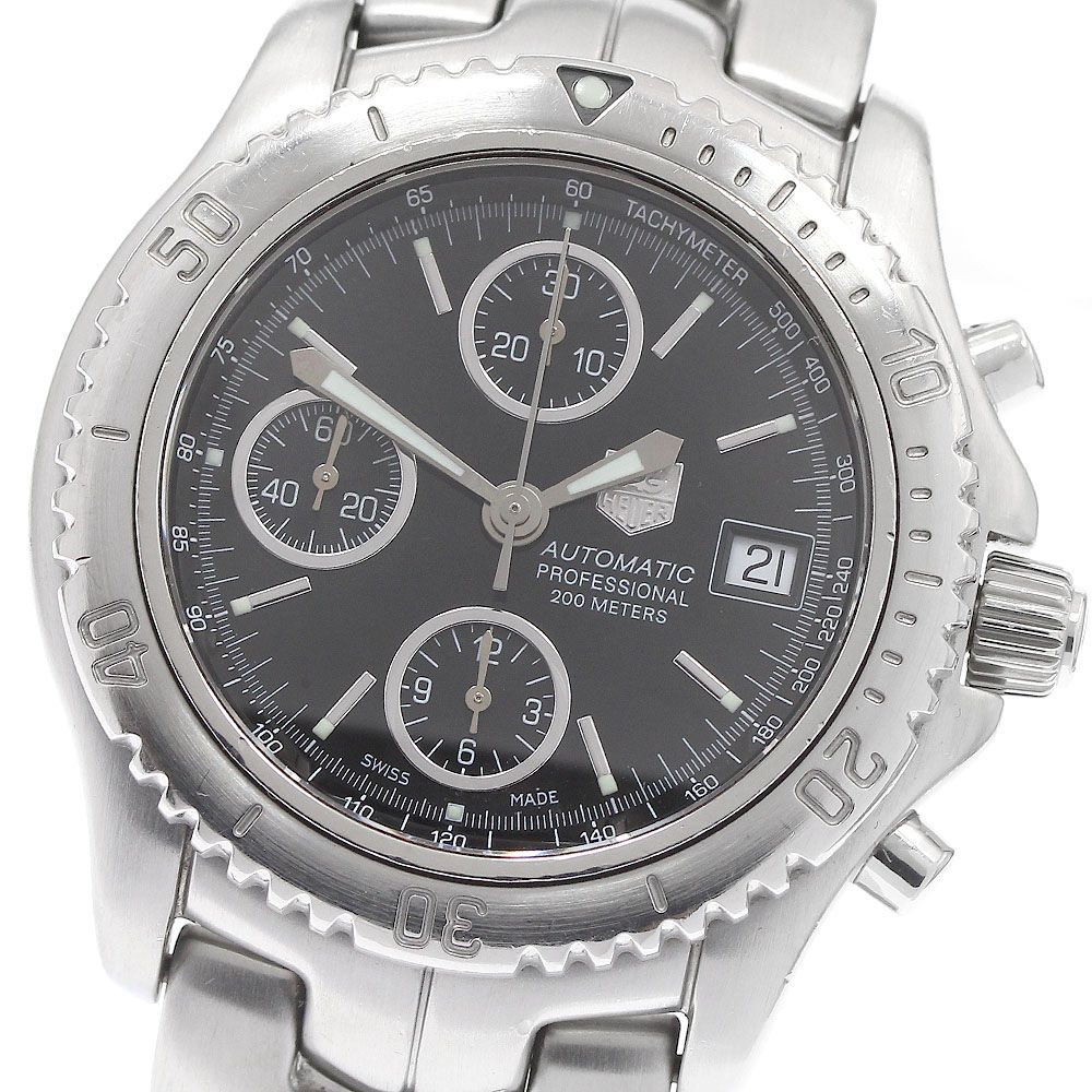 タグホイヤー TAG HEUER CT2111 リンク クロノグラフ デイト 自動巻き メンズ 保証書付き_965770
