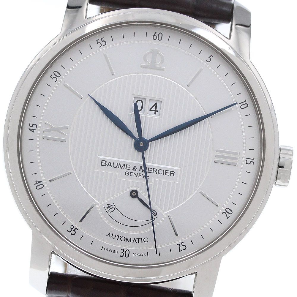 ボーム&メルシェ Baume & Mercier 65684 クラシマ デイト 自動巻き メンズ 保証書付き_975304