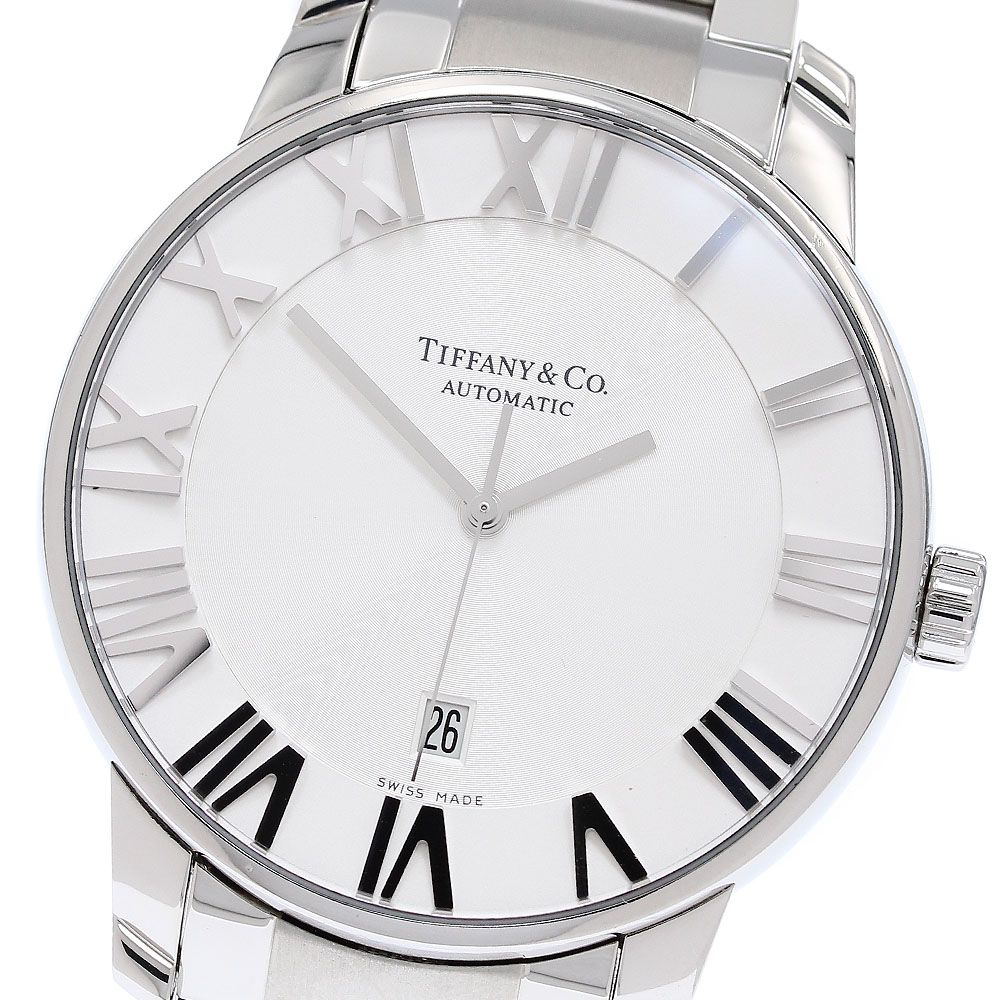 ティファニー TIFFANY&Co. Z1810.68.10A21A00A アトラスドーム デイト 自動巻き メンズ 保証書付き_956882 80,850円
