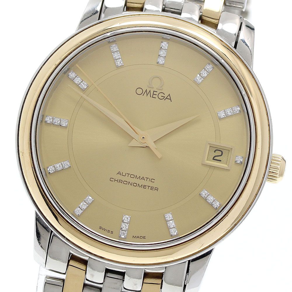 オメガ OMEGA 4300.15 デビル プレステージ クロノメーター デイト ダイヤインデックス 自動巻き メンズ _971085