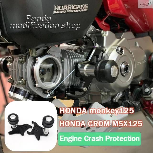 ホンダ モンキー125用オートバイアクセサリー GROM MSX125 クラッシュプロテクション 5速 2021 - 23 2024