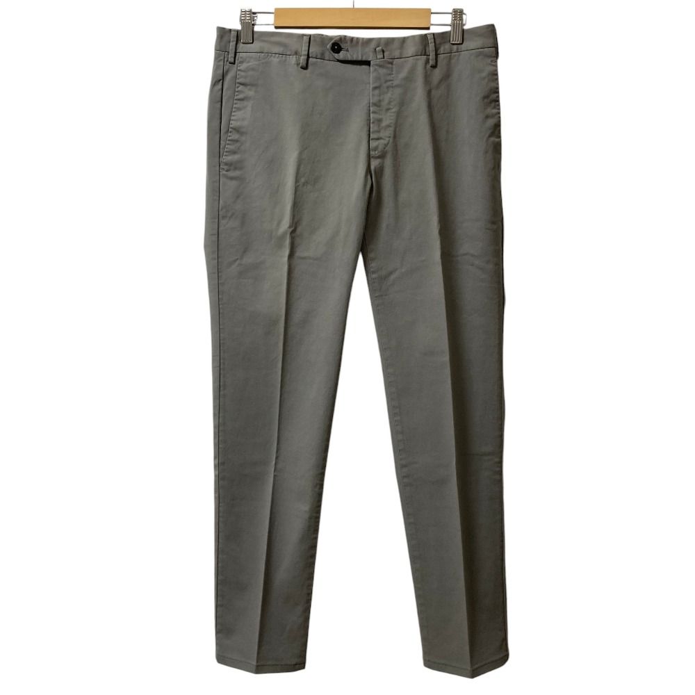 美品 PT TORINO ピーティートリノ スーパースリムフィット ストレッチ チノパンツ サイズ48 グレー メンズ 古着 中古 USED