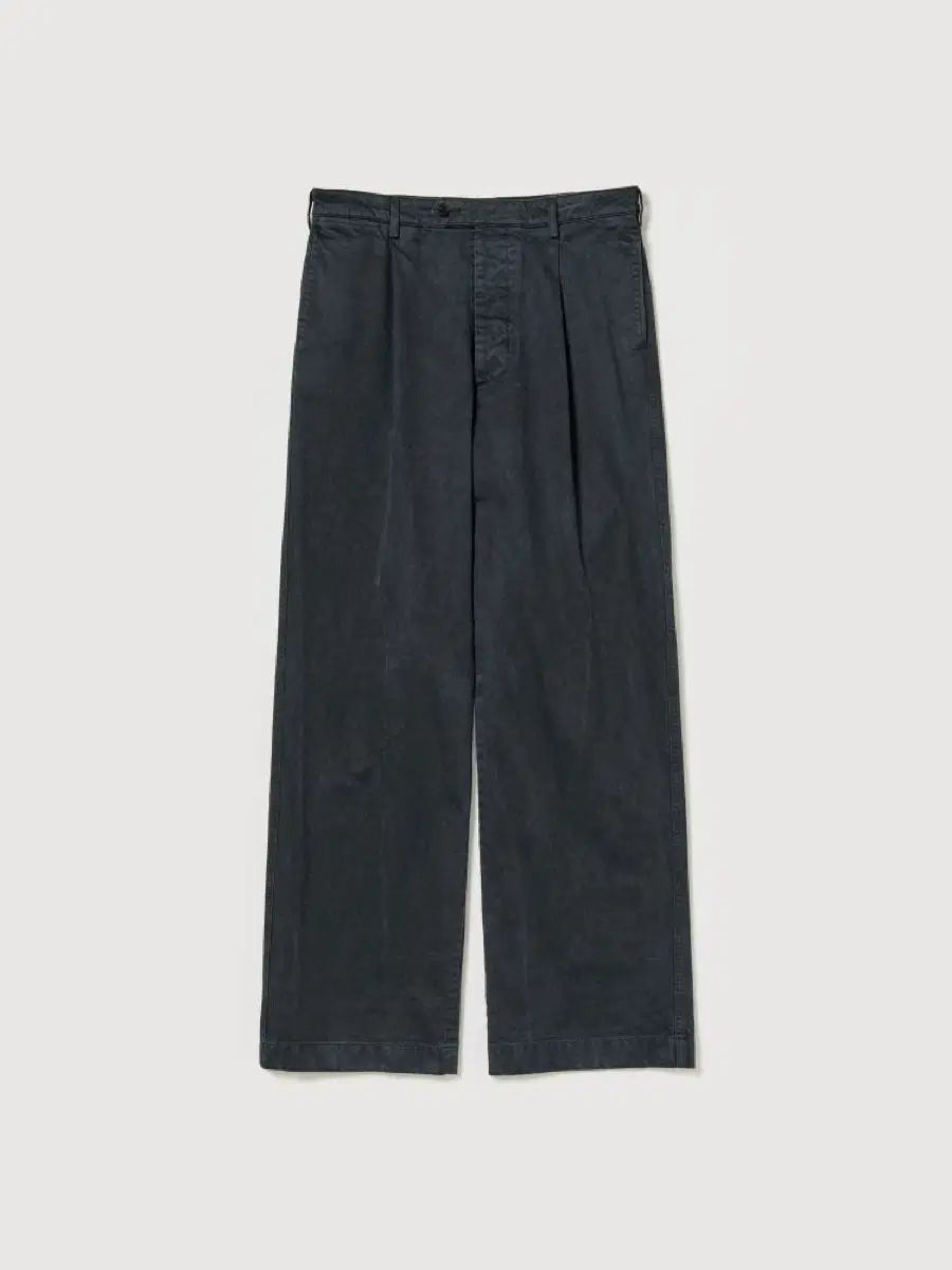 25fw オーラリー ピンダイド ワンタック チノパンツ ブラック Auralee PRODUCT DYED FINX CHINO ONE-TUCK PANTS 25AW A25AP01CP