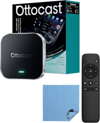 ms【正規モデル】OTTOCAST E2 オットキャスト E2 carplay ai box カープレイドングル 有線接続のみの純正CarPlayをワイヤレス化 無線化 android 13.0モデル Google Playストア対応 ワイヤ 86fdcee2 28,223円