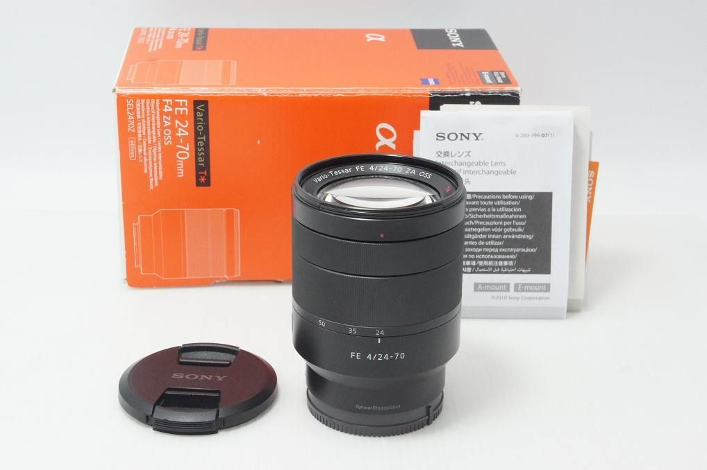 SONY ソニー Vario-Tessar T* FE 24-70mm F4 ZA OSS SEL2470Z Eマウント フルサイズ ズームレンズ 元箱付 260820s 29,185円