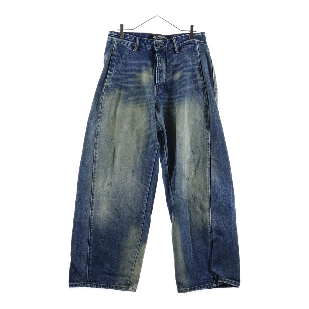 VALABASAS (ヴァラバサス) HENCE BAGGY DENIM PANT バギーデニムパンツ インディゴ 14,141円