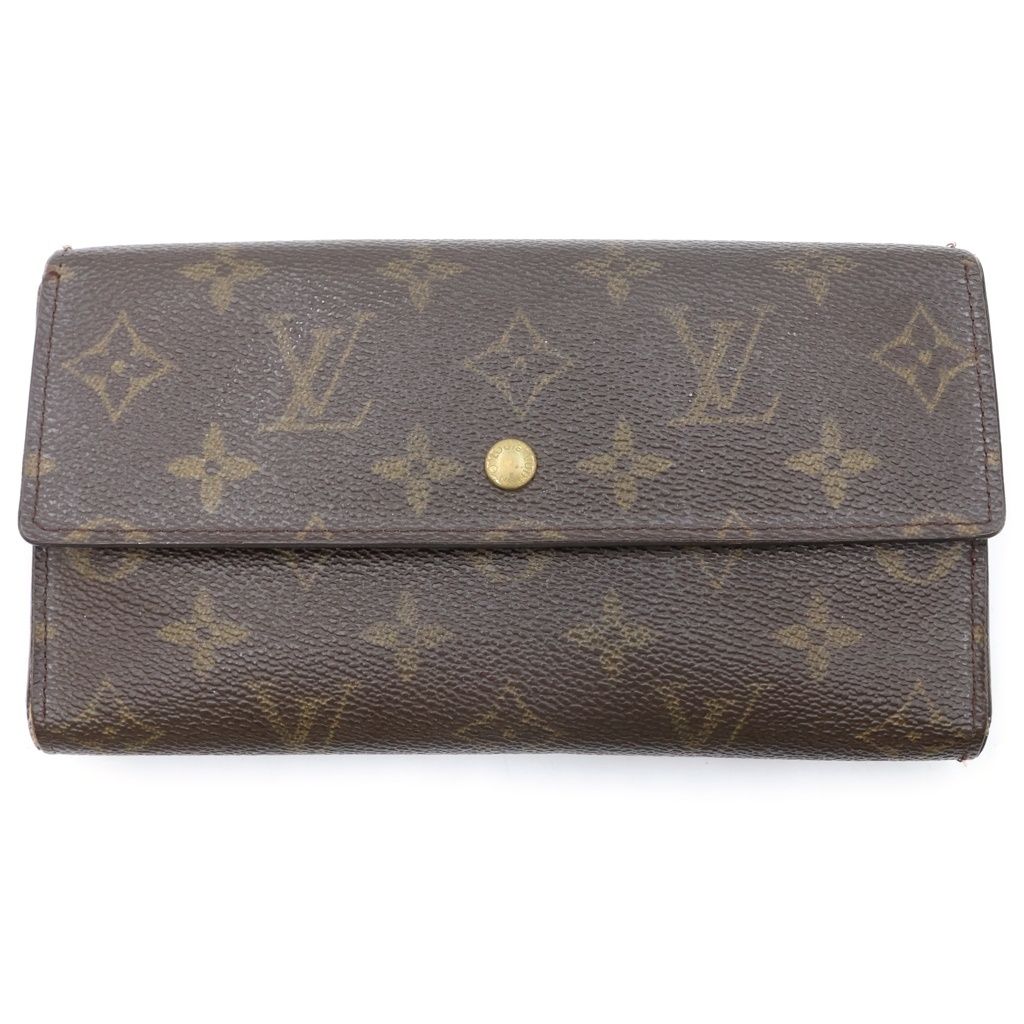 LOUIS VUITTON (ルイヴィトン) モノグラム ポルトトレゾール インターナショナル ロングウォレット 長財布 ブラウン M61215 TH0021 12,418円