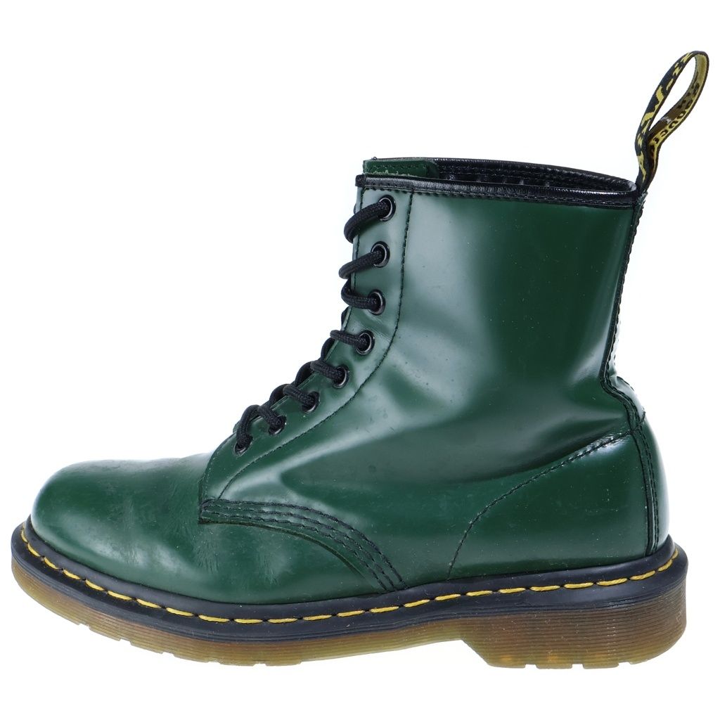 Dr.Martens (ドクターマーチン) 1460 8EYE 8ホール レザーブーツ グリーン 11822207
