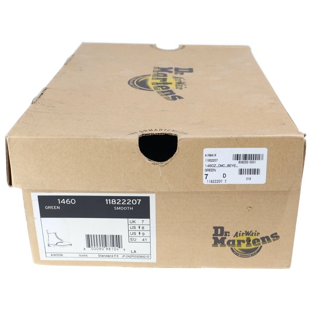 Dr.Martens (ドクターマーチン) 1460 8EYE 8ホール レザーブーツ グリーン 11822207