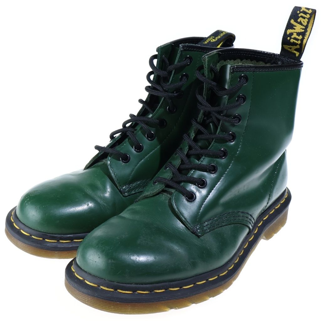 Dr.Martens (ドクターマーチン) 1460 8EYE 8ホール レザーブーツ グリーン 11822207