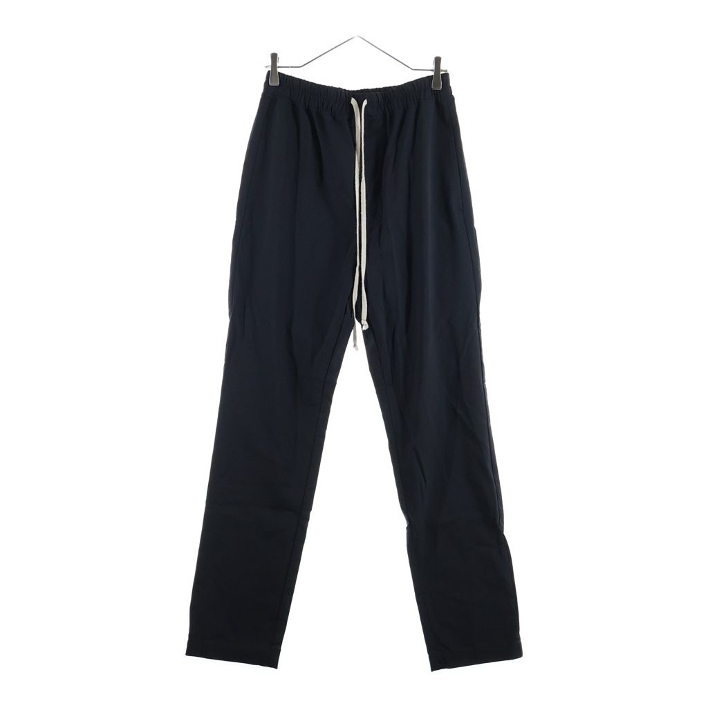 Rick Owens (リックオウエンス) 24SS Drawstring Slim Long Pants ドローストリング スリム ロング パンツ ブラック RU01D3390-ZL