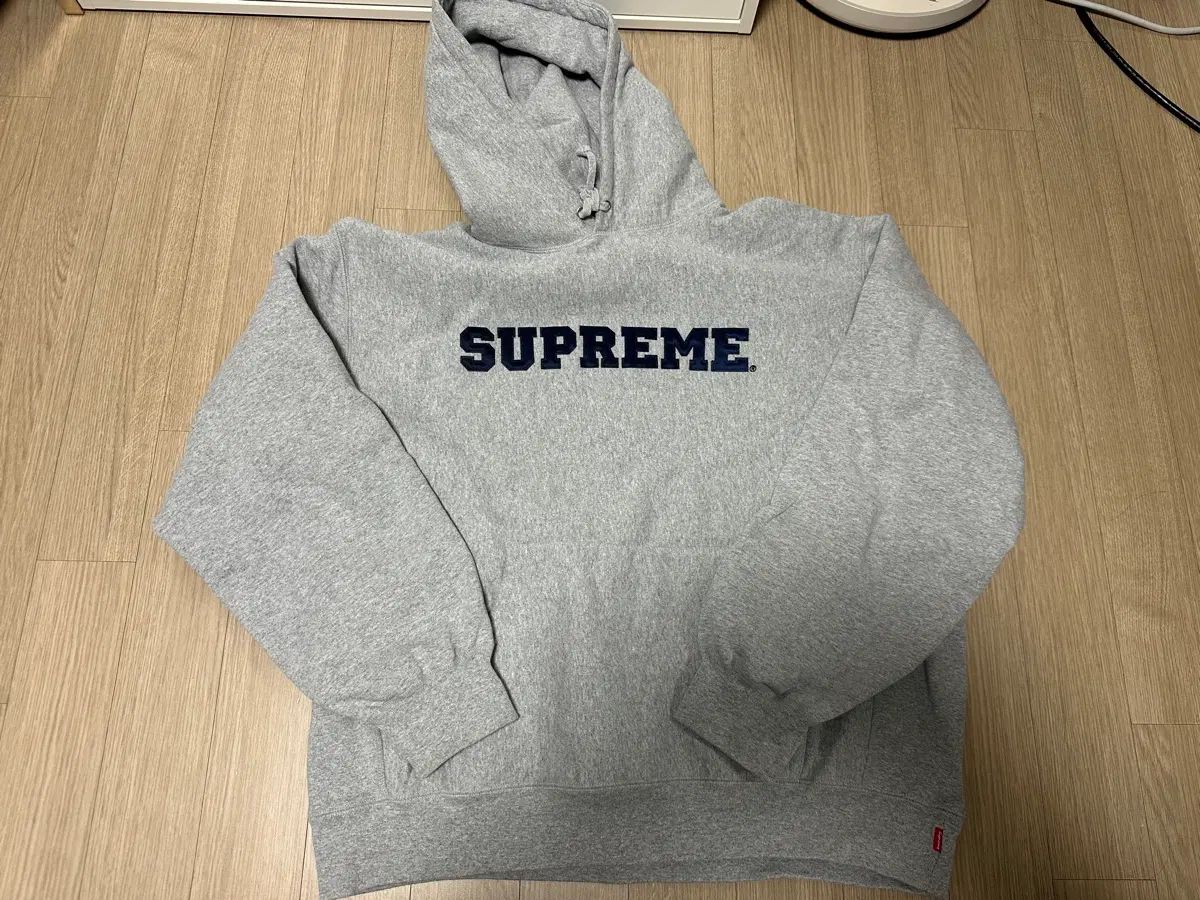 Supreme Collegiate WHO フード スウェットシャツ グレー XL 出品