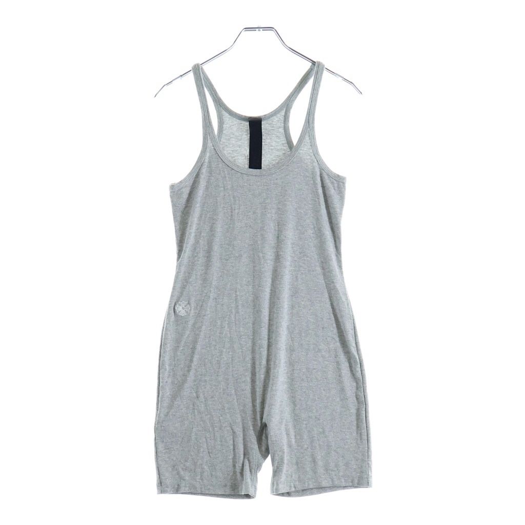 CHROME HEARTS (クロムハーツ) Y NOT BAD SEED ONESIE CH刺繍 ワンジー オールインワン グレー