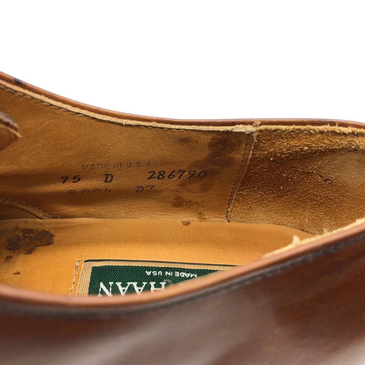 古着 コールハーン COLEHAAN ストレートチップシューズ USA製 95 D メンズ27.5cm相当/saa016373 古着 コールハーン COLEHAAN ストレートチップシューズ USA製 95 D メンズ27.5cm相当/saa016373