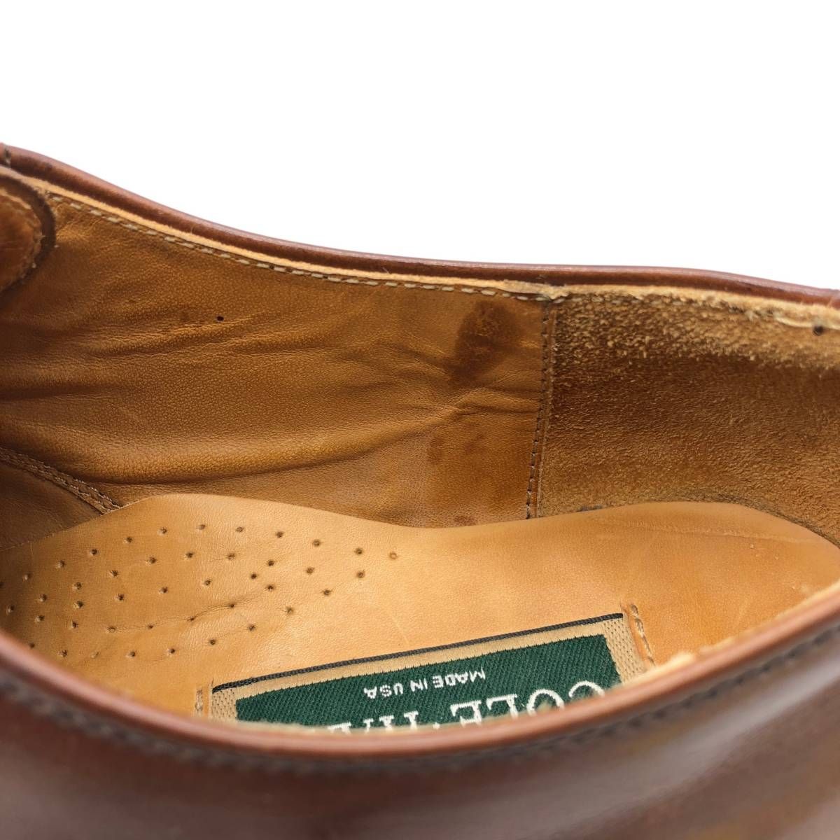 古着 コールハーン COLEHAAN ストレートチップシューズ USA製 95 D メンズ27.5cm相当/saa016373 古着 コールハーン COLEHAAN ストレートチップシューズ USA製 95 D メンズ27.5cm相当/saa016373