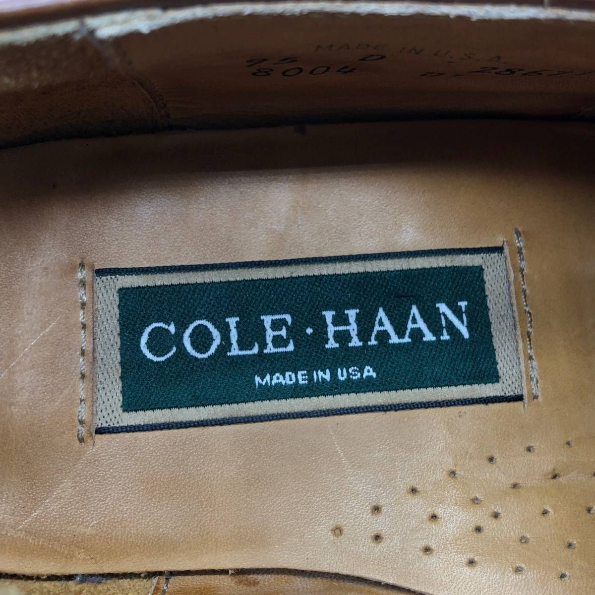 古着 コールハーン COLEHAAN ストレートチップシューズ USA製 95 D メンズ27.5cm相当/saa016373 古着 コールハーン COLEHAAN ストレートチップシューズ USA製 95 D メンズ27.5cm相当/saa016373