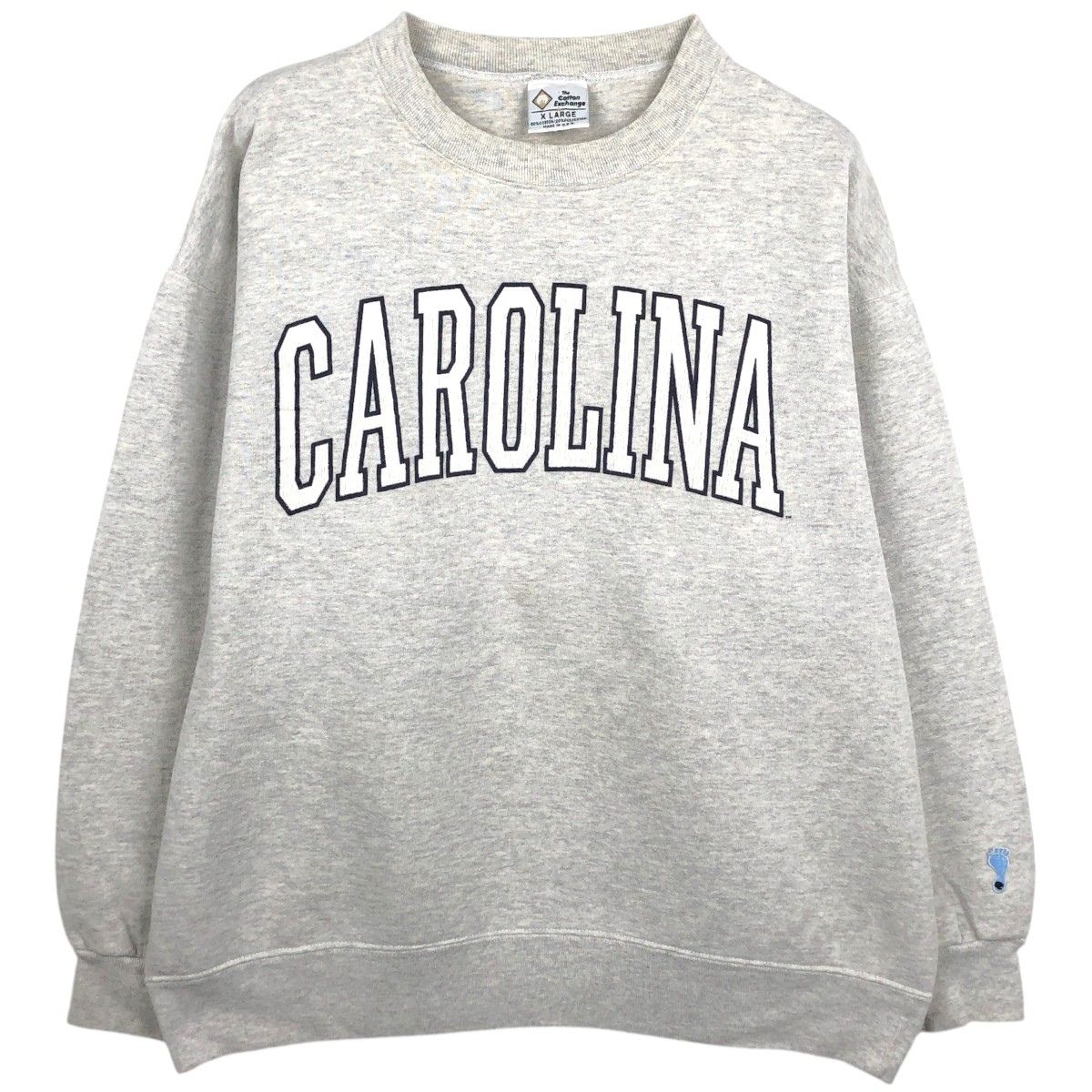 古着 90年代 The Cotton Exchange カレッジスウェットシャツ トレーナー USA製 メンズXL相当 ヴィンテージ/eaa671851