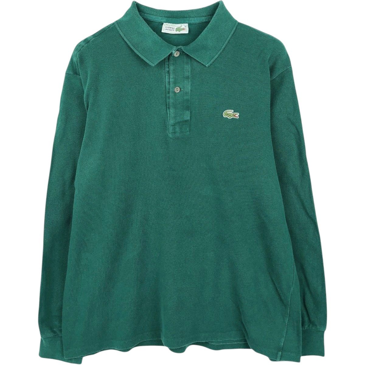 古着 80年代 ラコステ LACOSTE CHEMISE フレンチラコステ 長袖 ポロシャツ フランス製 6 メンズXL相当 ヴィンテージ/eaa669797