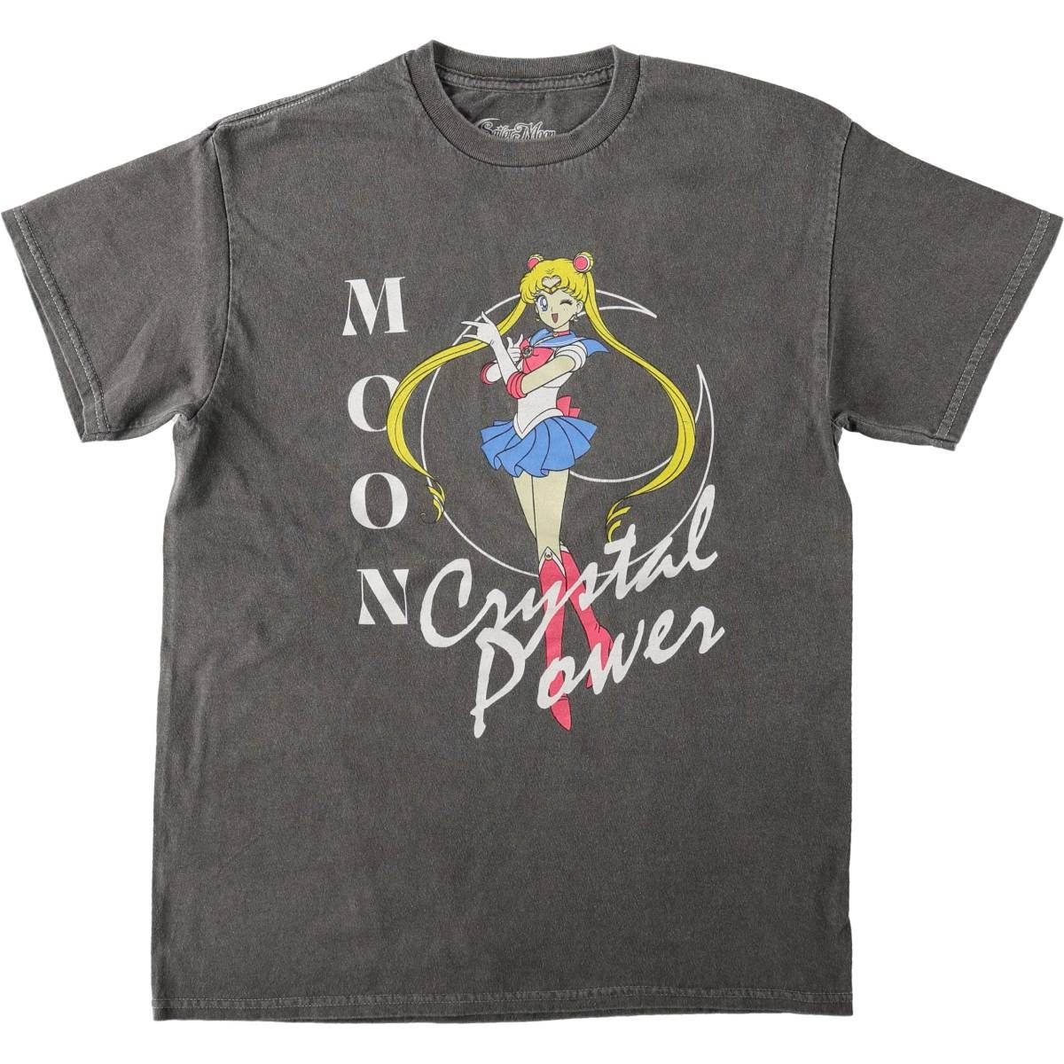 古着 SAILOR MOON セーラームーン 月野うさぎ アニメ キャラクタープリントTシャツ メンズM相当/eaa376040