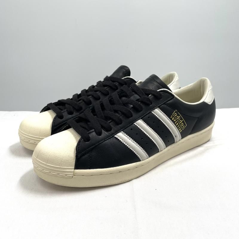 【中古】adidas SUPERSTAR VINTAGE サイズ29cm JQ3255 ブラック ホワイト スニーカー アディダス スーパースター[17]