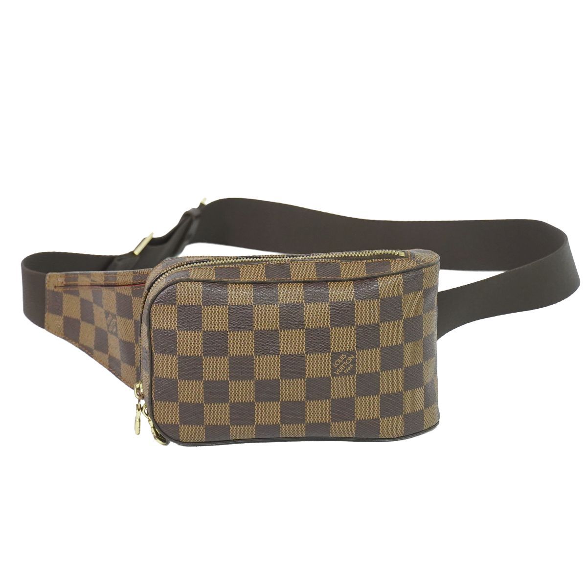 本物 ルイヴィトン LOUIS VUITTON LV ジェロニモス ダミエ エベヌ ボディバッグ ショルダーバッグ ブラウン N51994 Geronimos ビトン バッグ 中古・ 53,880円