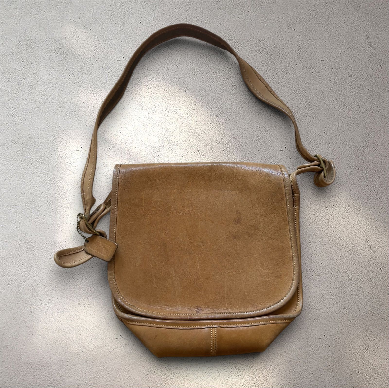 希少 70s OLD COACH オールドコーチ USA製 レザー ショルダーバッグ 16,898円