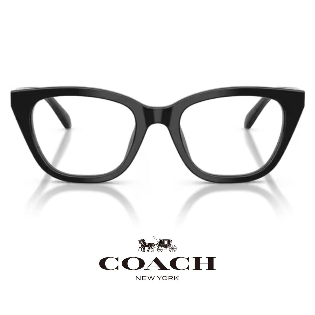 【新品・未使用・国内正規品】COACH コーチ メガネ HC6289U 5002 レディース ブラック
