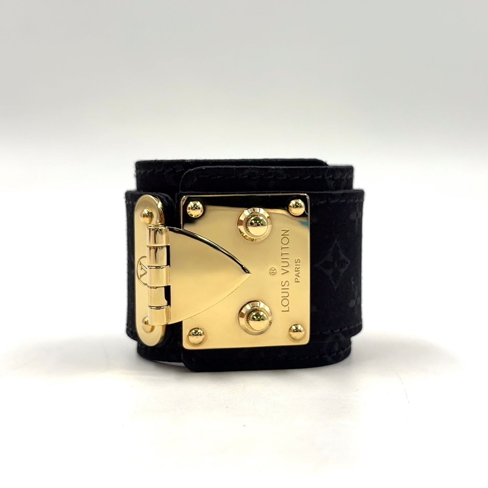 新着】LOUIS VUITTON ブラスレ セリュール スハリ ノワール キャンバス