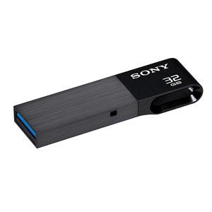 ソニー USBメモリ USB3.1 32GB ブラック コンパクトメタルボディ USM32W3B [国内正規品] [32GB]