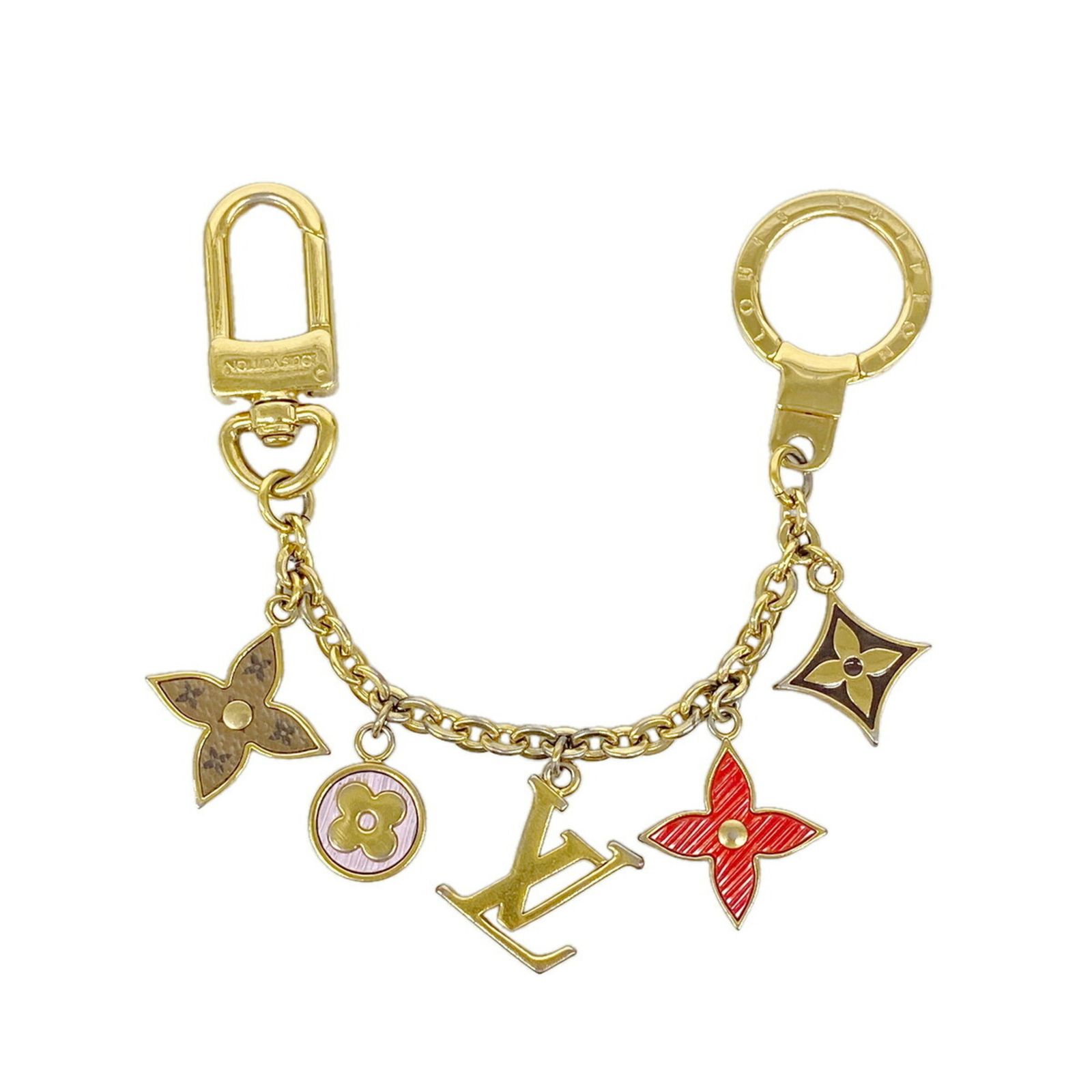 ルイ・ヴィトン(Louis Vuitton) ルイ・ヴィトン キーホルダー・チャーム エピ チェーンスプリングストリート M00540 ゴールド マルチカラーレディース